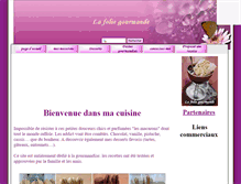 Tablet Screenshot of lafoliegourmande.com